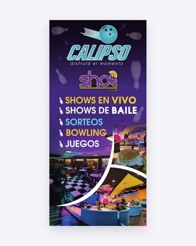 Calipso Bowling: banner de Shot Club