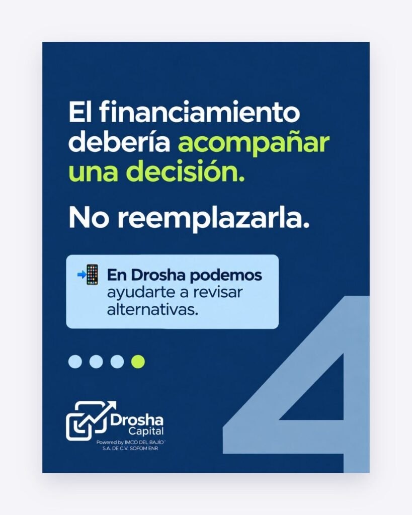 Drosha Capital: pieza sobre financiamiento