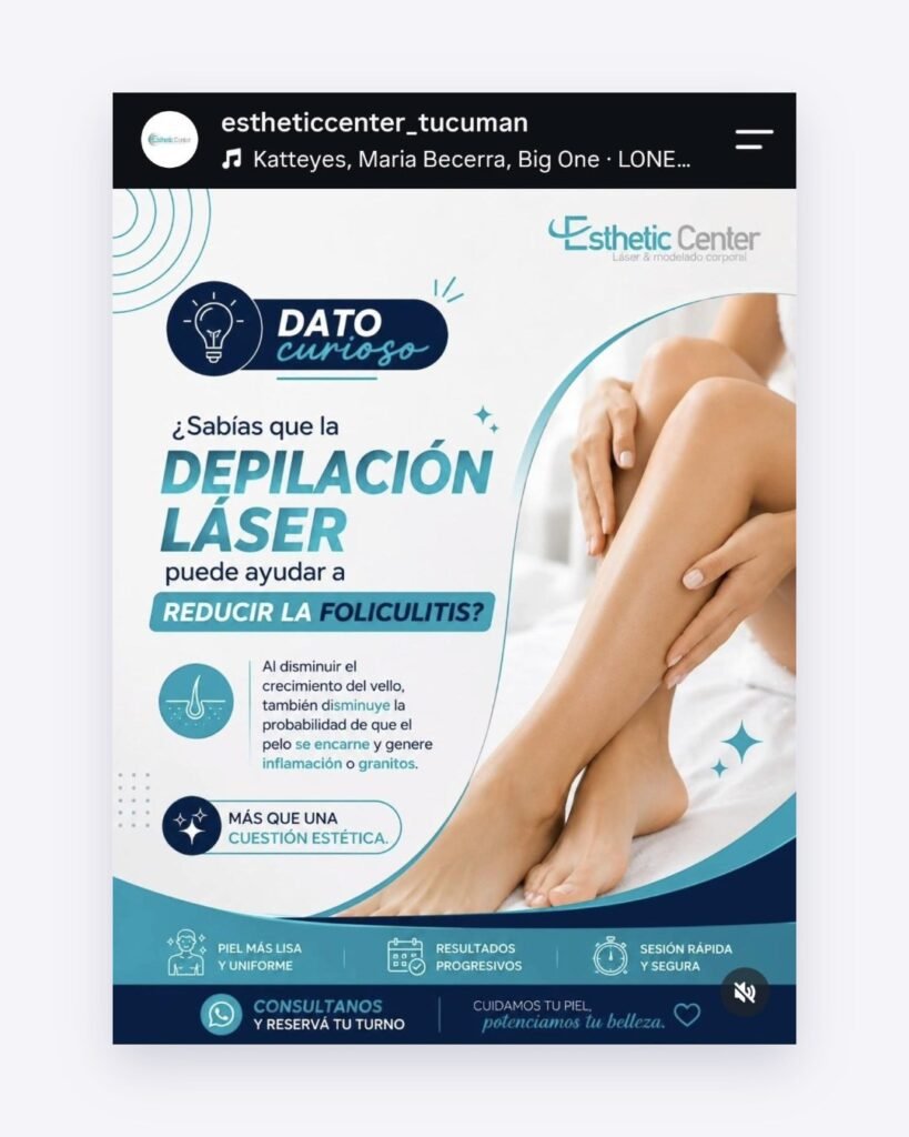 Esthetic Center: publicación Dato curioso en Instagram